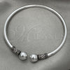 Sterling Silver Individual Bangle, Polished, Silver Finish, 07.395.0003.05 (03 MM Thickness, Size 5 (2.50 Diameter))