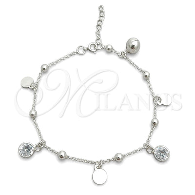 Plateada Plata Esterlina Pulsera, vista principal del producto de Plata 925 por Mayoreo, vista principal del producto