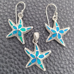 Sterling Silver Ring — Earring and Pendant Adult Set Star Design with — main product view — SKU 147415 | Plata 925 anillo — Earring and Pendant Adult Set estrella diseño with — SKU 147415
