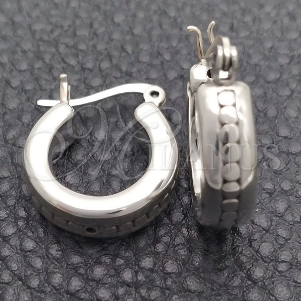 Sterling Silver Hoop Earrings — Small Hoop Polished 02. — main product view — SKU 147447 | Plata 925 aretes de aro — Small Hoop pulido 02. — SKU 147447