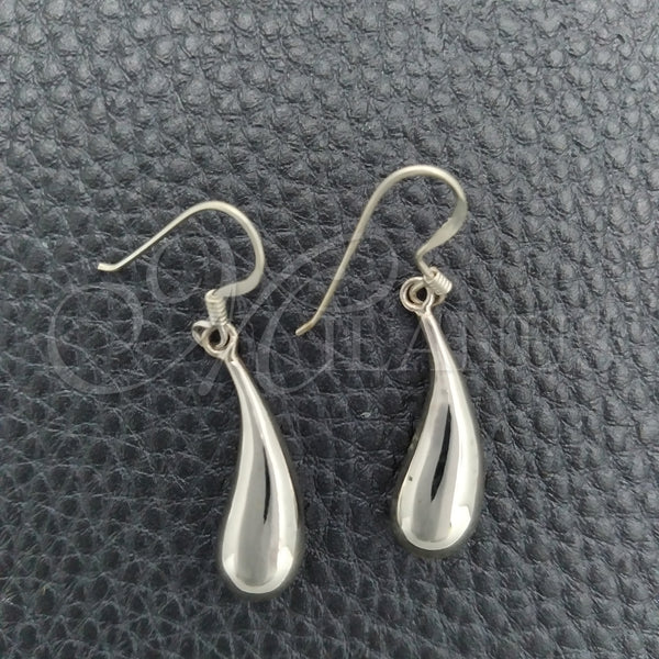 Sterling Silver Ring — Dangle Earring Teardrop Design Polished 02. — main product view — SKU 147450 | Plata 925 anillo — Dangle Earring Teardrop diseño pulido 02. — SKU 147450