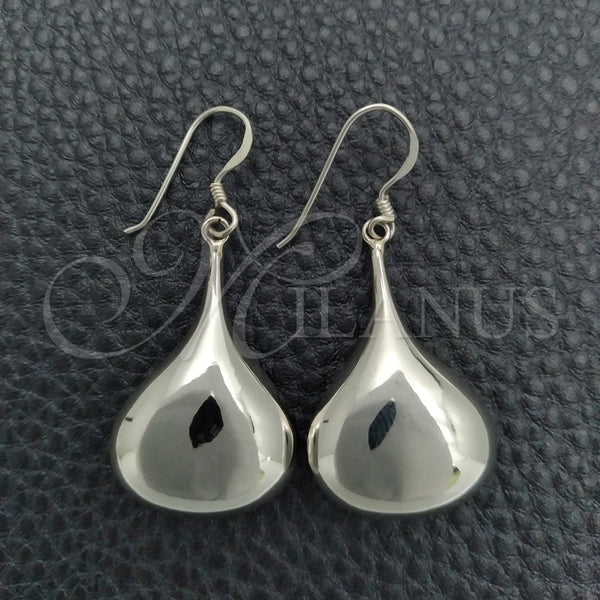 Sterling Silver Ring — Dangle Earring Teardrop Design Polished 02. — main product view — SKU 147452 | Plata 925 anillo — Dangle Earring Teardrop diseño pulido 02. — SKU 147452