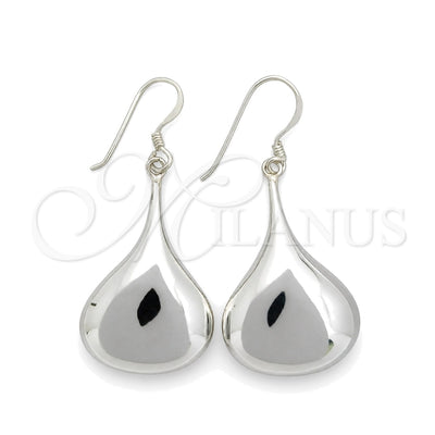 Sterling Silver Dangle Earring, Teardrop Design, Polished, Silver Finish, 02.397.0004 for wholesale, main product view