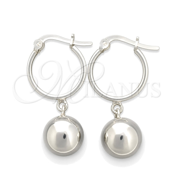 Sterling Silver Hoop Earrings — Small Hoop Polished 02. — main product view — SKU 147453 | Plata 925 aretes de aro — Small Hoop pulido 02. — SKU 147453