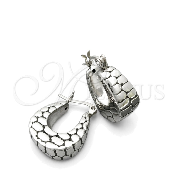 Sterling Silver Hoop Earrings — Small Hoop Diamond Cutting 02. — main product view — SKU 147457 | Plata 925 aretes de aro — Small Hoop Diamond Cutting 02. — SKU 147457