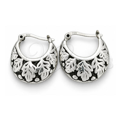 Sterling Silver Small Hoop, Polished, Silver Finish, 02.395.0008.20