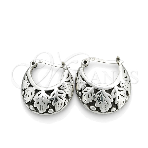 Sterling Silver Small Hoop, Polished, Silver Finish, 02.395.0008.20