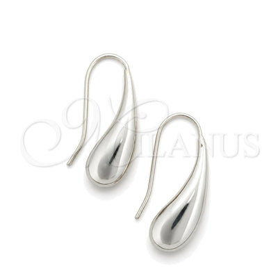 Sterling Silver Dangle Earring, Teardrop Design, Polished, Silver Finish, 02.397.0008 for wholesale, main product view