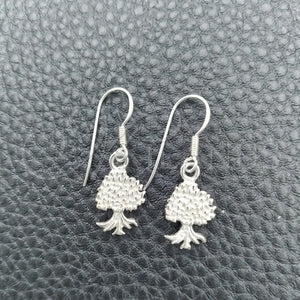 Sterling Silver Ring — Dangle Earring Tree Design Polished 02. — main product view — SKU 147461 | Plata 925 anillo — Dangle Earring Tree diseño pulido 02. — SKU 147461