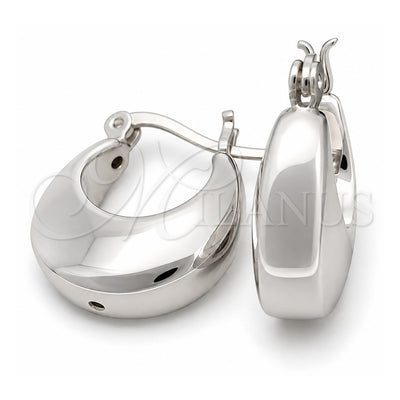 Sterling Silver Small Hoop, Polished, Silver Finish, 02.395.0009.20
