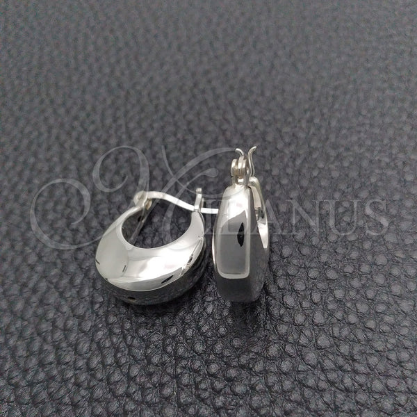 Sterling Silver Hoop Earrings — Small Hoop Polished 02. — main product view — SKU 147462 | Plata 925 aretes de aro — Small Hoop pulido 02. — SKU 147462