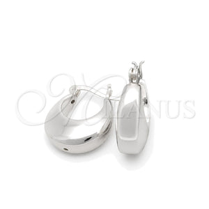 Sterling Silver Small Hoop, Polished, Silver Finish, 02.395.0009.20