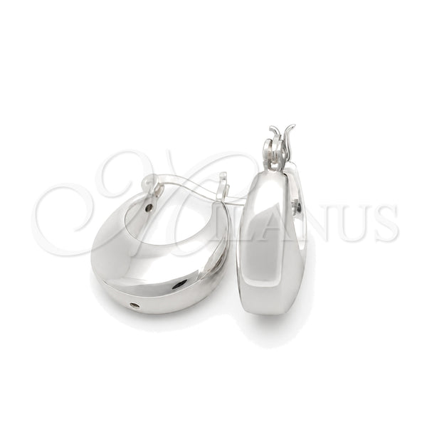 Sterling Silver Small Hoop, Polished, Silver Finish, 02.395.0009.20