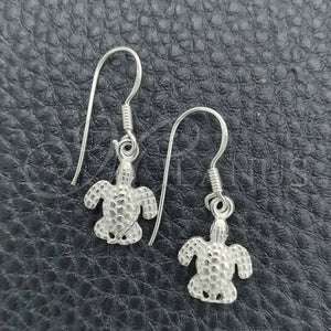 Sterling Silver Ring — Dangle Earring Turtle Design Polished 02. — main product view — SKU 147464 | Plata 925 anillo — Dangle Earring Turtle diseño pulido 02. — SKU 147464