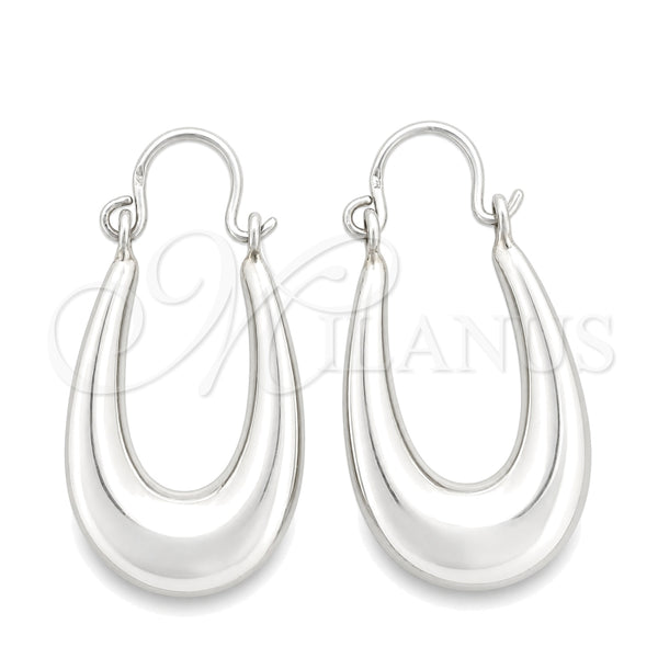 Sterling Silver Small Hoop, Polished, Silver Finish, 02.395.0011.20