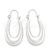 Sterling Silver Small Hoop, Polished, Silver Finish, 02.395.0011.20
