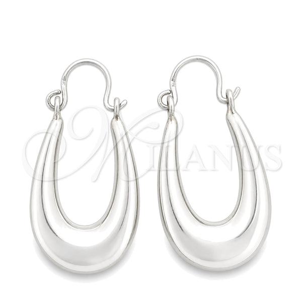 Sterling Silver Small Hoop, Polished, Silver Finish, 02.395.0011.20