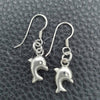 Sterling Silver Dangle Earring, Dolphin Design, Polished, Silver Finish, 02.395.0012