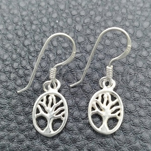 Sterling Silver Ring — Dangle Earring Tree Design Polished 02. — main product view — SKU 147470 | Plata 925 anillo — Dangle Earring Tree diseño pulido 02. — SKU 147470