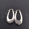 Sterling Silver Medium Hoop, Polished, Silver Finish, 02.395.0012.30