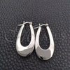 Sterling Silver Medium Hoop, Polished, Silver Finish, 02.395.0012.30