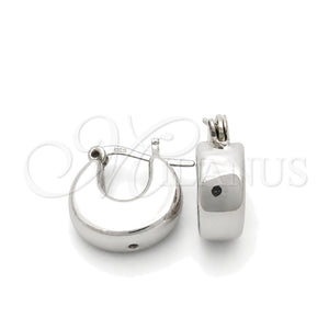 Sterling Silver Medium Hoop, Polished, Silver Finish, 02.395.0016.15
