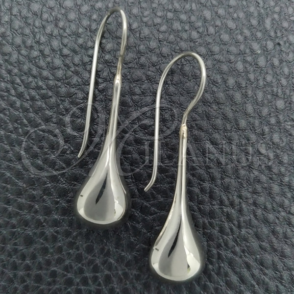 Sterling Silver Ring — Dangle Earring Teardrop Design Polished 02. — main product view — SKU 147498 | Plata 925 anillo — Dangle Earring Teardrop diseño pulido 02. — SKU 147498