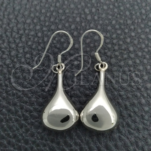 Sterling Silver Ring — Dangle Earring Teardrop Design Polished 02. — main product view — SKU 147500 | Plata 925 anillo — Dangle Earring Teardrop diseño pulido 02. — SKU 147500