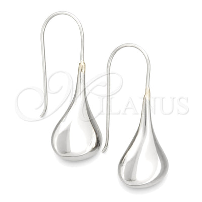 Sterling Silver Dangle Earring, Teardrop Design, Polished, Silver Finish, 02.395.0019 for wholesale, main product view