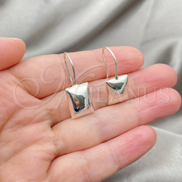 Sterling Silver Ring — Dangle Earring Polished 02. — alternate product view — SKU 147505 | Plata 925 anillo — Dangle Earring pulido 02. — SKU 147505