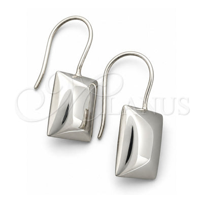 Sterling Silver Dangle Earring, Polished, Silver Finish, 02.395.0022