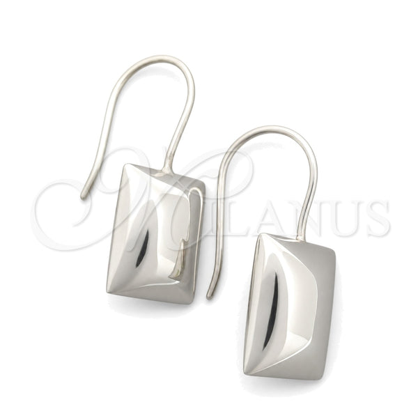 Sterling Silver Dangle Earring, Polished, Silver Finish, 02.395.0022