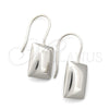 Sterling Silver Dangle Earring, Polished, Silver Finish, 02.395.0022
