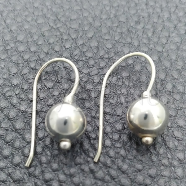 Sterling Silver Ring — Dangle Earring Ball Design Polished 02. — main product view — SKU 147507 | Plata 925 anillo — Dangle Earring Ball diseño pulido 02. — SKU 147507