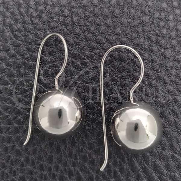 Sterling Silver Ring — Dangle Earring Ball Design Polished 02. — main product view — SKU 147508 | Plata 925 anillo — Dangle Earring Ball diseño pulido 02. — SKU 147508