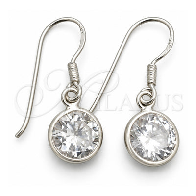 Sterling Silver Dangle Earring, Polished, Silver Finish, 02.396.0004