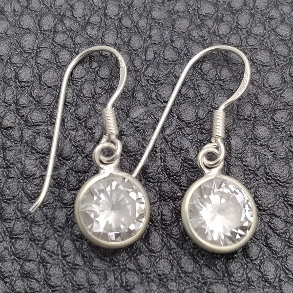 Sterling Silver Ring — Dangle Earring Polished 02. — main product view — SKU 147517 | Plata 925 anillo — Dangle Earring pulido 02. — SKU 147517