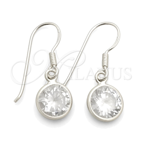 Sterling Silver Dangle Earring, Polished, Silver Finish, 02.396.0004
