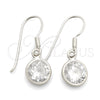 Sterling Silver Dangle Earring, Polished, Silver Finish, 02.396.0004