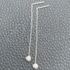 Plateada Plata Esterlina Aretes, vista 3 de la galería del producto de Plata 925 por Mayoreo, vista adicional 3 del producto