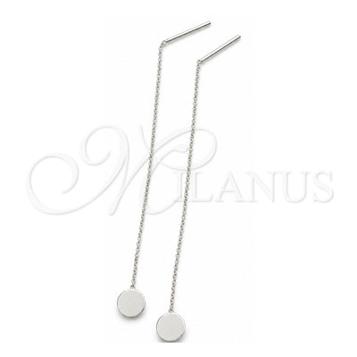 Sterling Silver Threader Earring, Polished, Silver Finish, 02.397.0029