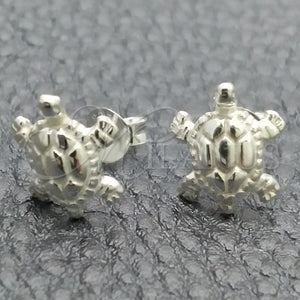Sterling Silver Ring — Stud Earring Turtle Design Polished 02. — main product view — SKU 147538 | Plata 925 anillo — Stud Earring Turtle diseño pulido 02. — SKU 147538