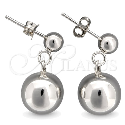 Plateada Plata Esterlina Aretes, vista principal del producto de Plata 925 por Mayoreo, vista principal del producto