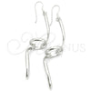 Sterling Silver Long Earring, Polished, Silver Finish, 02.395.0031