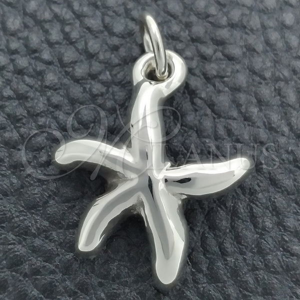 Sterling Silver Pendant — Fancy Pendant Star Design Polished 05. — main product view — SKU 147557 | Plata 925 dije — elegante Pendant estrella diseño pulido 05. — SKU 147557