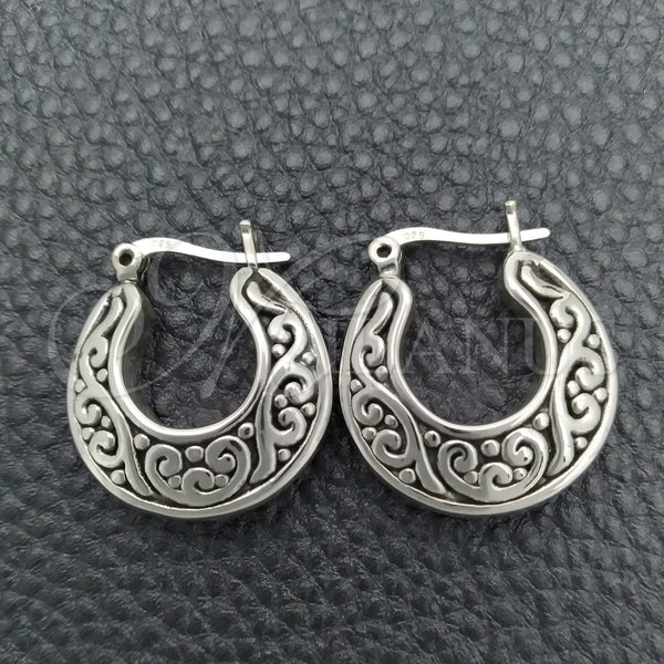 Sterling Silver Hoop Earrings — Small Hoop Polished 02. — main product view — SKU 147562 | Plata 925 aretes de aro — Small Hoop pulido 02. — SKU 147562