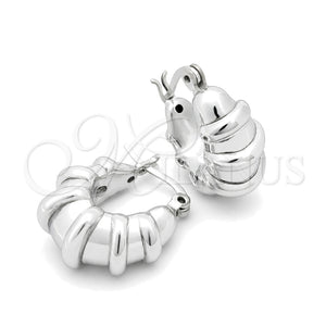 Sterling Silver Small Hoop, Polished, Silver Finish, 02.395.0034.20