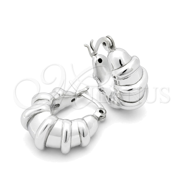 Sterling Silver Small Hoop, Polished, Silver Finish, 02.395.0034.20