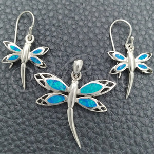 Sterling Silver Ring — Earring and Pendant Adult Set Dragon-Fly Design with — main product view — SKU 147574 | Plata 925 anillo — Earring and Pendant Adult Set Dragon-Fly diseño with — SKU 147574