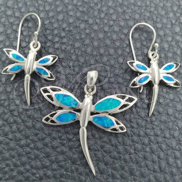 Sterling Silver Ring — Earring and Pendant Adult Set Dragon-Fly Design with — main product view — SKU 147574 | Plata 925 anillo — Earring and Pendant Adult Set Dragon-Fly diseño with — SKU 147574